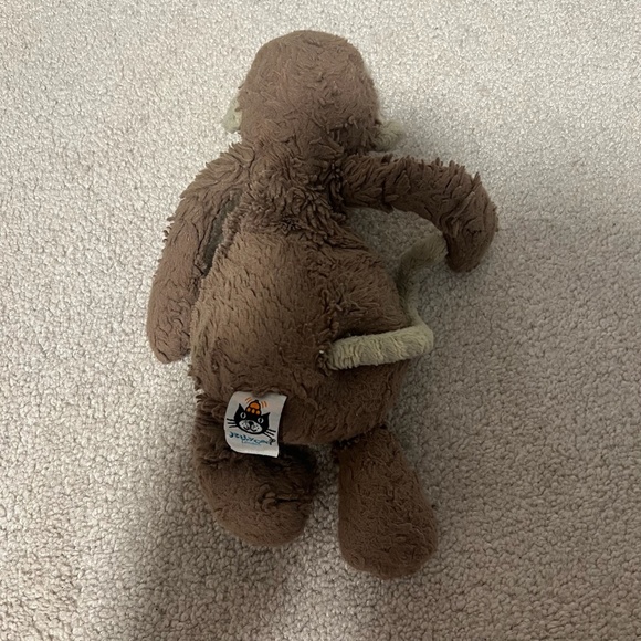 Jellycat I am original Bashful Monkey plush animal stuffed toy cute pre-owned - Picture 4 of 7